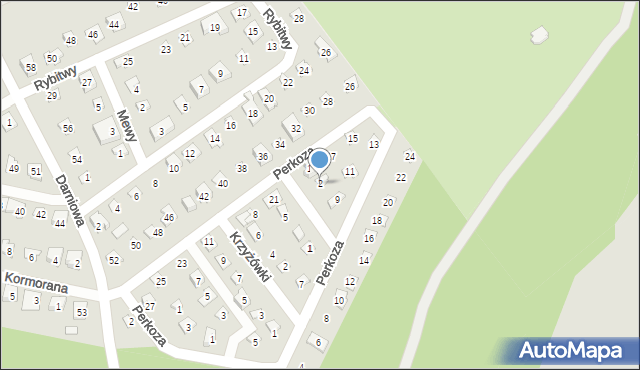 Poznań, Cyraneczki, 2, mapa Poznania