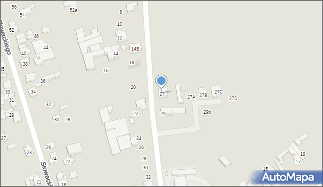 Swarzędz, Cybińska, 27, mapa Swarzędz