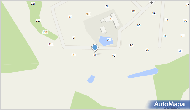 Trzepowo, Cystersów, 9F, mapa Trzepowo