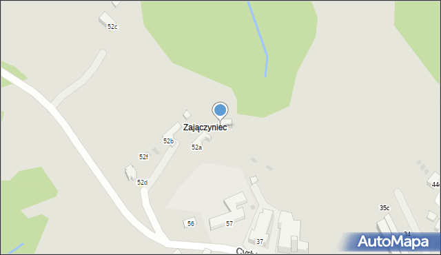 Zakopane, Cyrhla, 52e, mapa Zakopanego