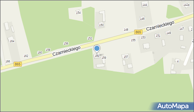 Bełżec, Czarnieckiego Stefana, hetm., 161, mapa Bełżec