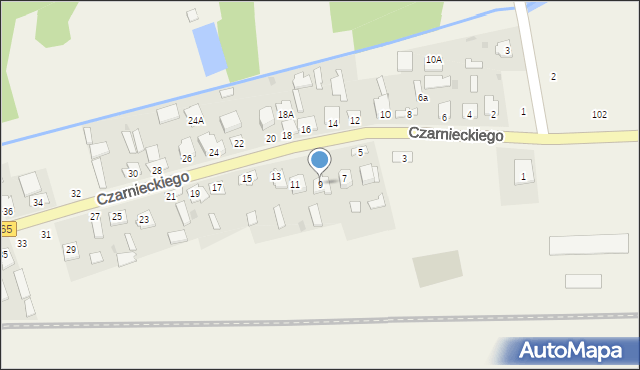 Bełżec, Czarnieckiego Stefana, hetm., 9, mapa Bełżec