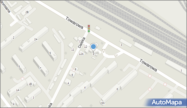 Białystok, Czarnieckiego Stefana, hetm., 2, mapa Białegostoku