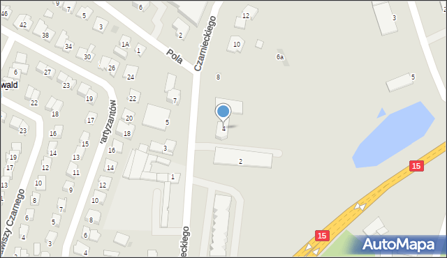 Brodnica, Czarnieckiego Stefana, hetm., 4, mapa Brodnica