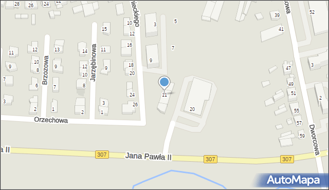 Buk, Czarnieckiego Stefana, hetm., 11, mapa Buk