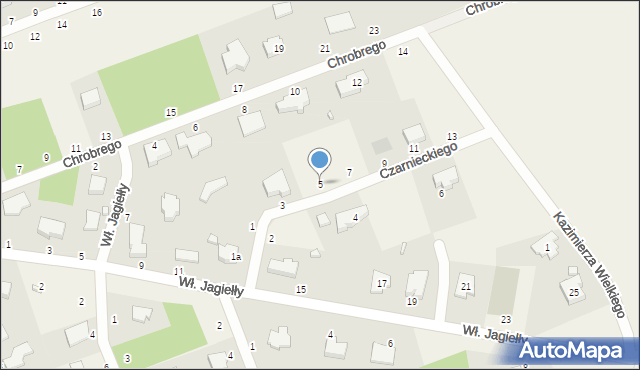 Bukowiec, Czarnieckiego Stefana, hetm., 5, mapa Bukowiec