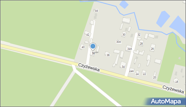 Ciechanowiec, Czyżewska, 38, mapa Ciechanowiec