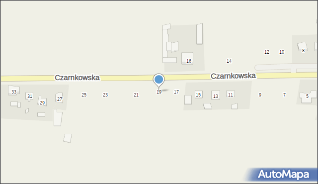 Ciszkowo, Czarnkowska, 19, mapa Ciszkowo