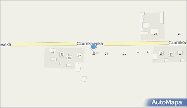 Ciszkowo, Czarnkowska, 25, mapa Ciszkowo