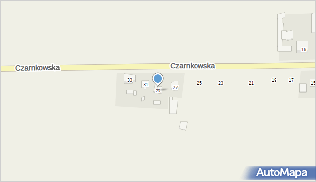 Ciszkowo, Czarnkowska, 29, mapa Ciszkowo