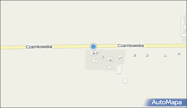 Ciszkowo, Czarnkowska, 33, mapa Ciszkowo