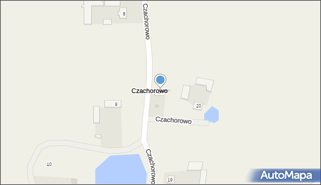 Czachorowo, Czachorowo, 21, mapa Czachorowo