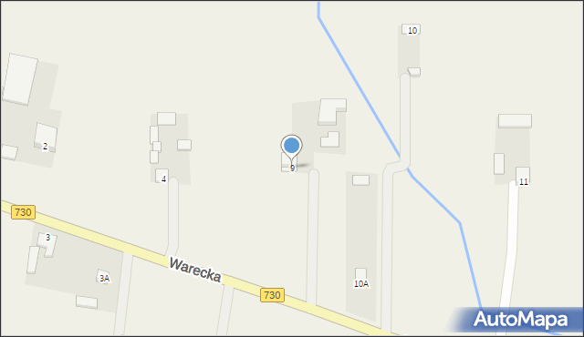 Czachów, Czachów, 9, mapa Czachów