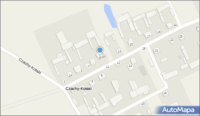 Czachy-Kołaki, Czachy-Kołaki, 10, mapa Czachy-Kołaki