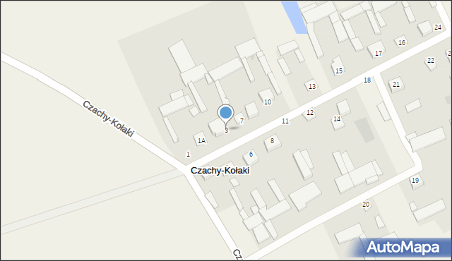 Czachy-Kołaki, Czachy-Kołaki, 3, mapa Czachy-Kołaki