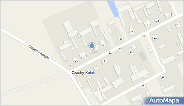 Czachy-Kołaki, Czachy-Kołaki, 7, mapa Czachy-Kołaki