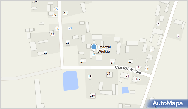 Czaczki Wielkie, Czaczki Wielkie, 16, mapa Czaczki Wielkie