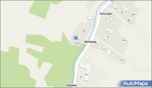 Czaczów, Czaczów, 11, mapa Czaczów