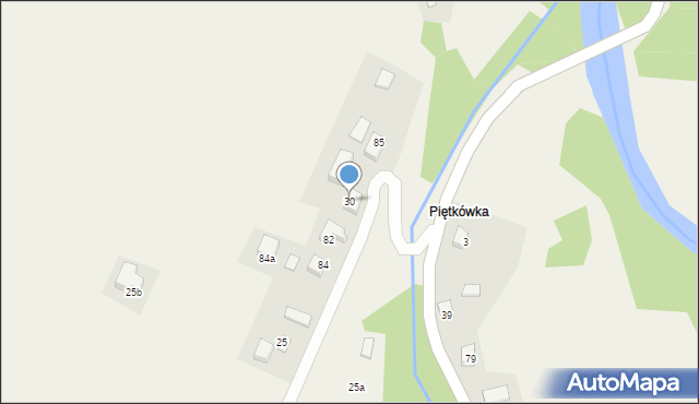 Czaczów, Czaczów, 30, mapa Czaczów