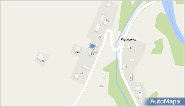 Czaczów, Czaczów, 84, mapa Czaczów