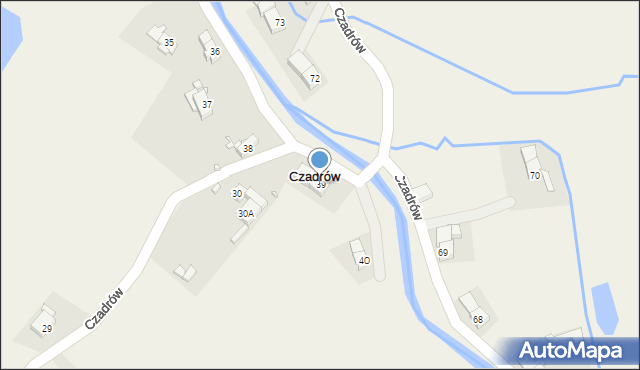 Czadrów, Czadrów, 39, mapa Czadrów