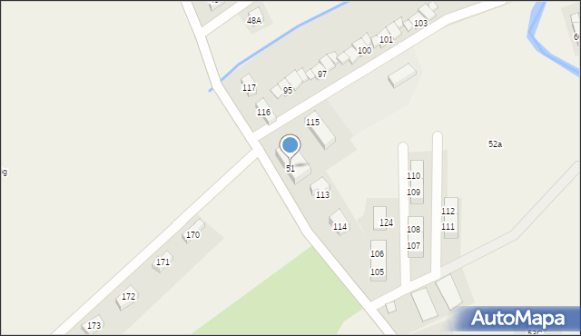 Czadrów, Czadrów, 51, mapa Czadrów