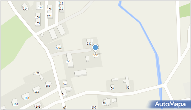 Czadrów, Czadrów, 53D, mapa Czadrów