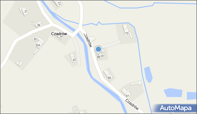 Czadrów, Czadrów, 69, mapa Czadrów