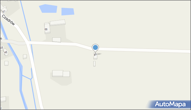 Czadrów, Czadrów, 87, mapa Czadrów