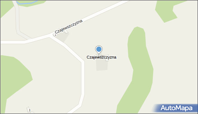 Czajewszczyzna, Czajewszczyzna, 2, mapa Czajewszczyzna