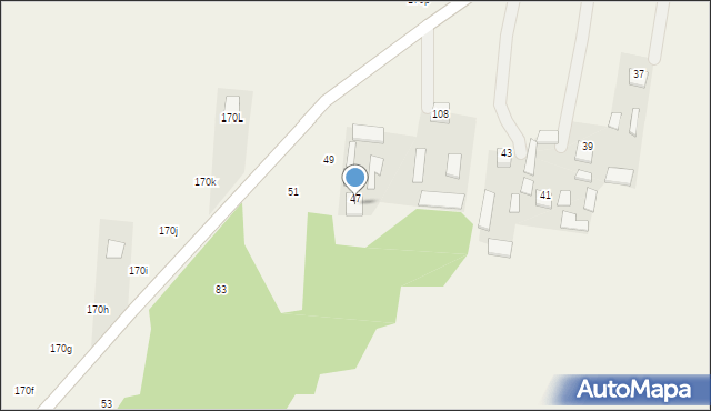 Czajków Północny, Czajków Północny, 112, mapa Czajków Północny