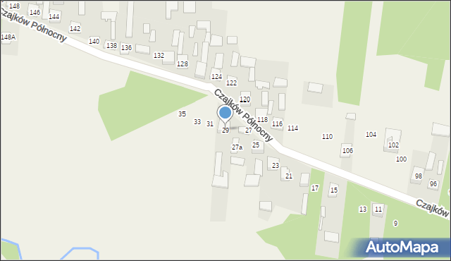 Czajków Północny, Czajków Północny, 29, mapa Czajków Północny