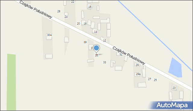 Czajków Południowy, Czajków Południowy, 35, mapa Czajków Południowy