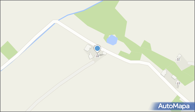 Czajkowa, Czajkowa, 12, mapa Czajkowa