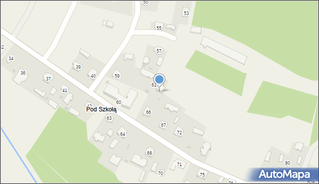 Czajkowa, Czajkowa, 62, mapa Czajkowa