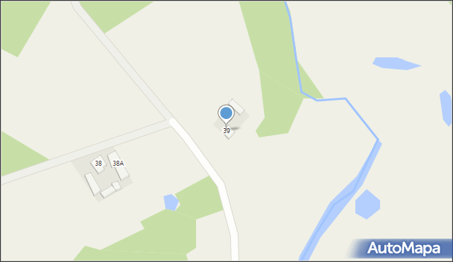 Czajno, Czajno, 39, mapa Czajno