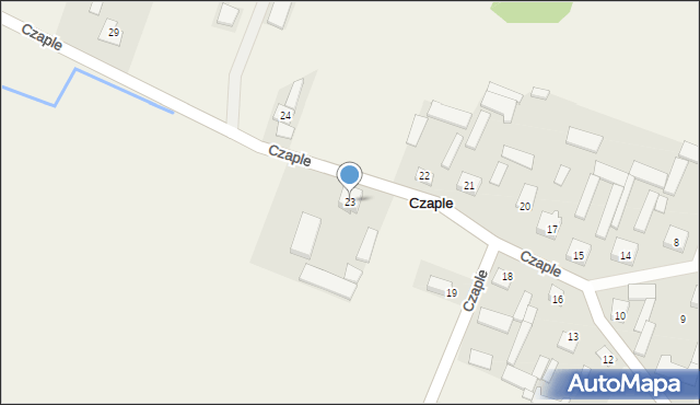Czaple, Czaple, 23, mapa Czaple