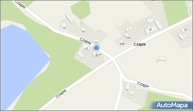 Czaple, Czaple, 39, mapa Czaple