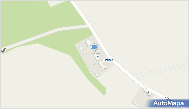 Czaple, Czaple, 2/1, mapa Czaple