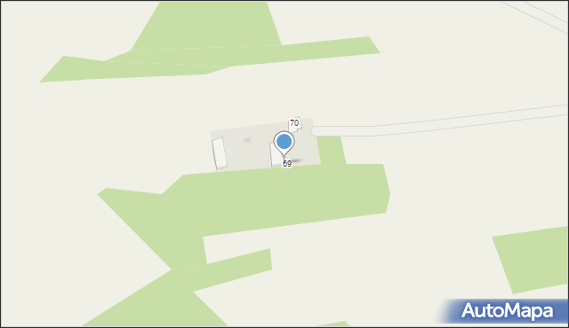 Czaple Górne, Czaple Górne, 69, mapa Czaple Górne