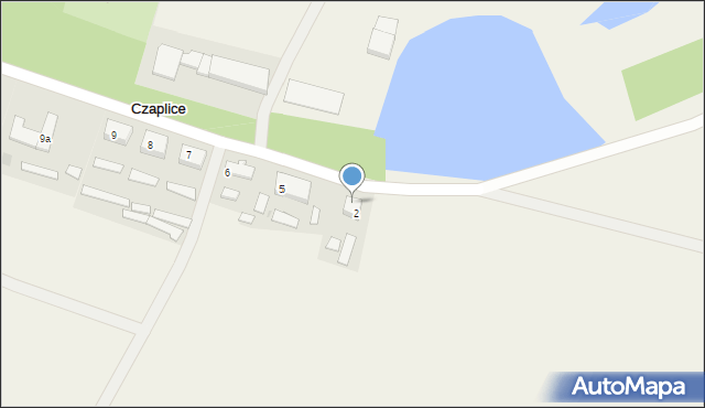 Czaplice, Czaplice, 4, mapa Czaplice