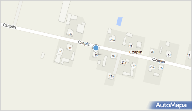 Czaplin, Czaplin, 30, mapa Czaplin