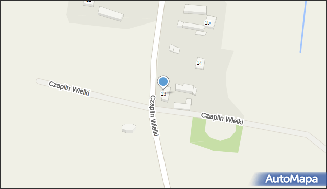 Czaplin Wielki, Czaplin Wielki, 13, mapa Czaplin Wielki