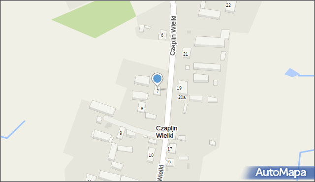 Czaplin Wielki, Czaplin Wielki, 7, mapa Czaplin Wielki