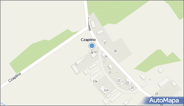 Czaplino, Czaplino, 25, mapa Czaplino