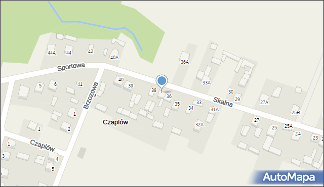 Czaplów, Czaplów, 37, mapa Czaplów