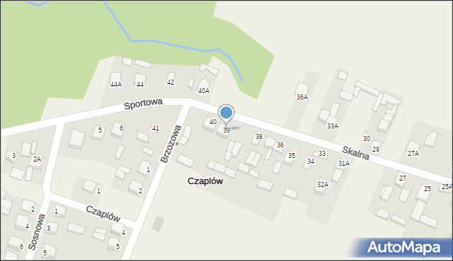 Czaplów, Czaplów, 39, mapa Czaplów