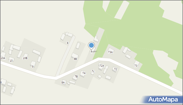 Czaplów, Czaplów, 7, mapa Czaplów