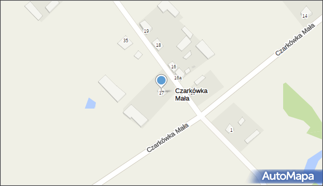 Czarkówka Mała, Czarkówka Mała, 17, mapa Czarkówka Mała