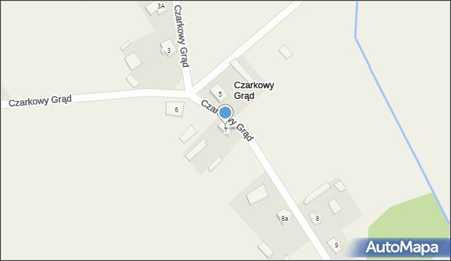 Czarkowy Grąd, Czarkowy Grąd, 7, mapa Czarkowy Grąd